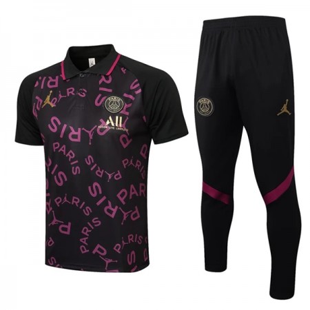 Paris Saint Germain Trainings Polo 2022-23 Zwart Paarse
